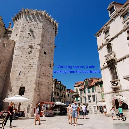 Luxury Toni With Patio In The Heart Of Appartamento Spalato
